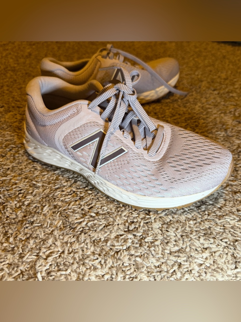 New Balance Women's Breathable Running Sneakers - Light Gray Taupe